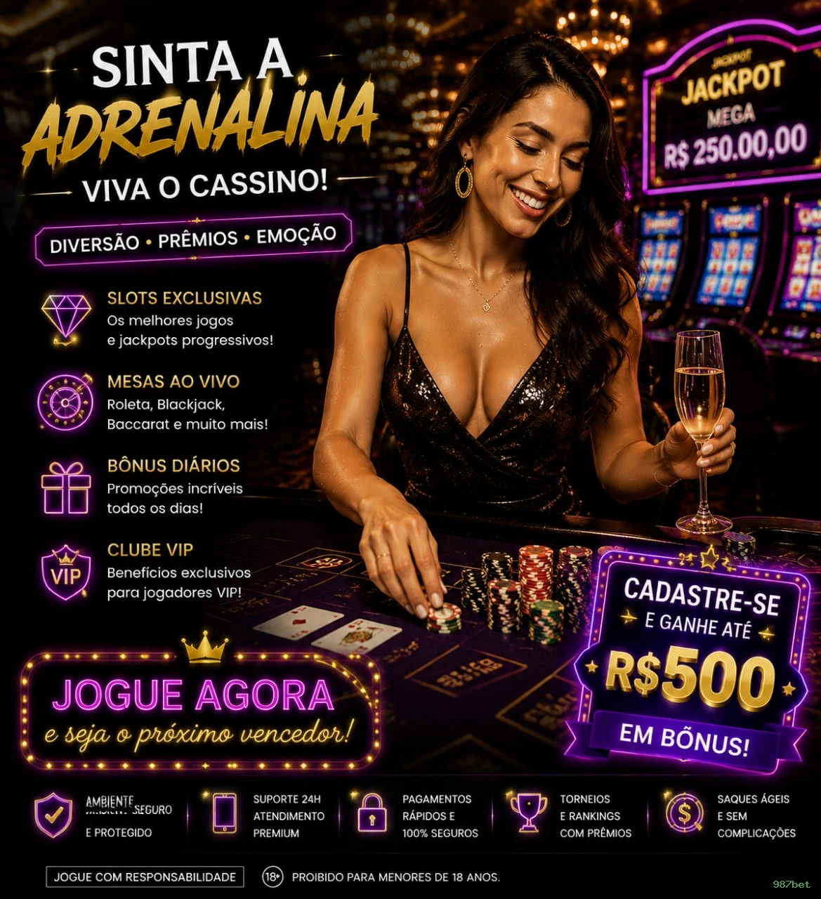 Aplicativo móvel 987bet para iOS e Android